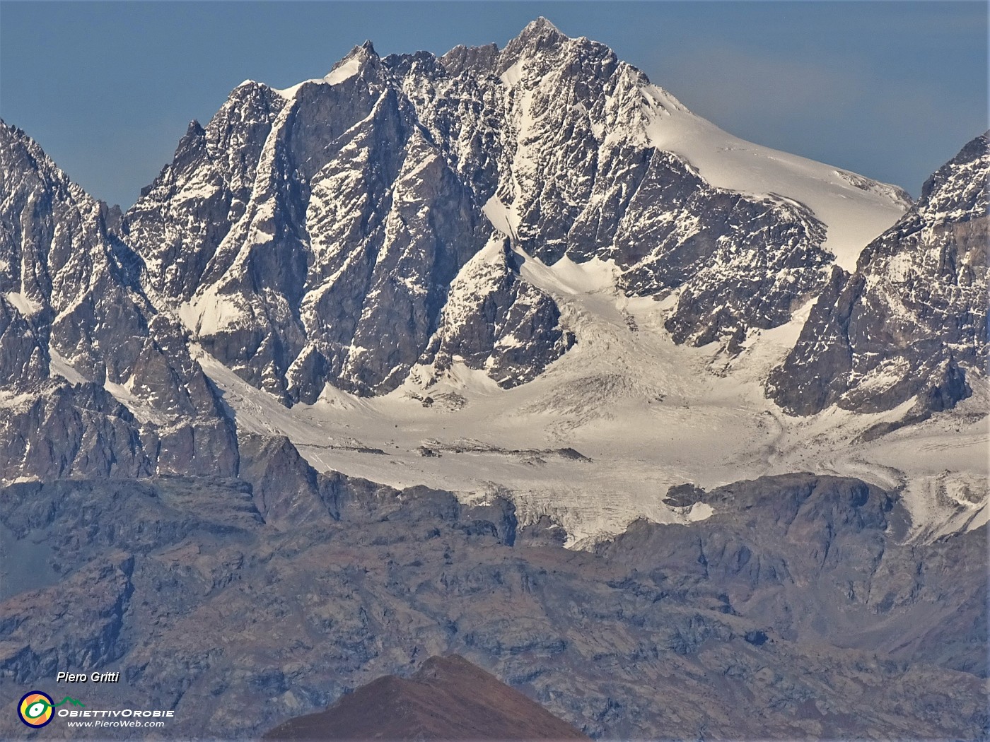 65 Zoom sul Pizzo Bernina  (4049 m) .JPG